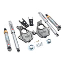 BELLTECH 1010SP LOWERING KITS  Front And Rear Complete Kit W/ Street Performance Shocks 2014-2017 SIL/SIERRA 2WD/4WD 2F/2-3R (ALL CAB) W/Shocks