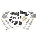 BELLTECH 1041SP LOWERING KITS  Front And Rear Complete Kit W/ Street Performance Shocks 2019-2021 Silverado / Sierra (Dbl / Crew cab / Short bed) 2 in.-4 in. F / 6 in. R 4x4