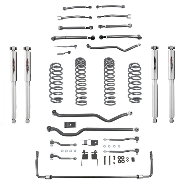BELLTECH 153204TPS LIFT KIT 4in. Lift Kit Inc. Front and Rear Trail Performance Shocks 2020+ Wrangler Rubicon JL Diesel 3.0L (4-Door)