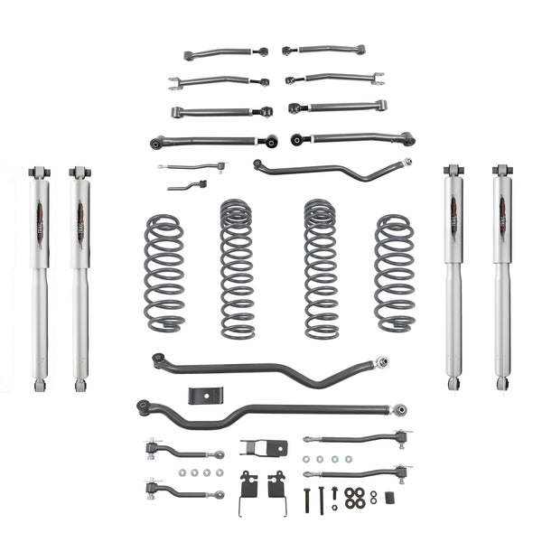 BELLTECH 153204TP LIFT KIT 4in. Lift Kit Inc. Front and Rear Trail Performance Shocks 2020+ Wrangler Rubicon JL Diesel 3.0L (4-Door)