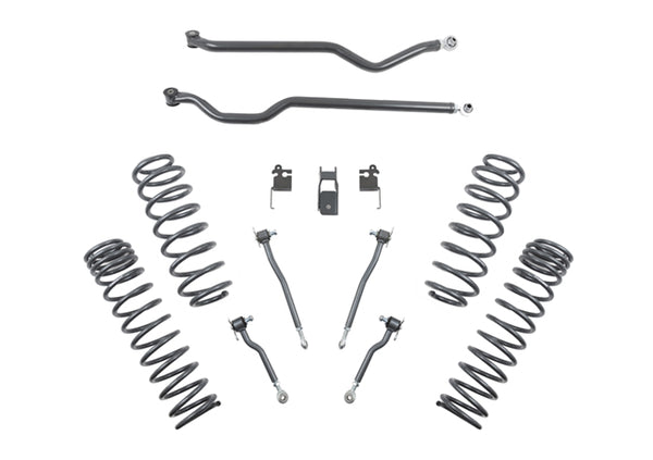 BELLTECH 153205TPS LIFT KIT 4 in. Lift Kit Inc. Front and Rear Trail Performance Struts/Shocks 2018-2021 Wrangler Rubicon JL 4dr 4 in. Lift