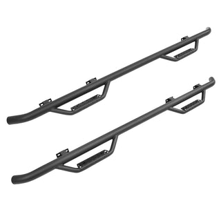 Dominator Classic D2 Side Steps with Mounting Brackets Kit - Textured Black