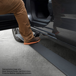Go Rhino 20404857T - E1 Electric Running Board Kit - Protective Bedliner Coating