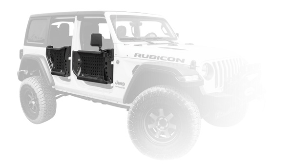 Body Armor 4x4 2018-23 Jeep Wrangler JL Gladiator JT Trail Doors,  Rear, Pair