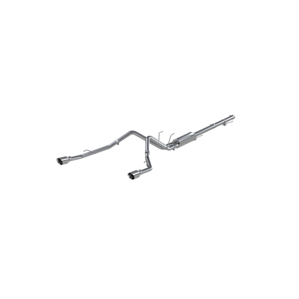 MBRP Exhaust 2 1/2in. Cat Back; Dual Split Rear; T304 (through stock bumper)
