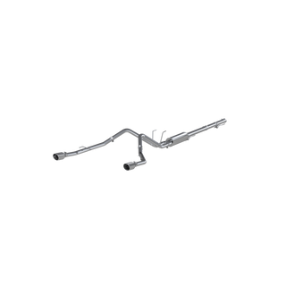 MBRP Exhaust 2 1/2in. Cat Back; Dual Split Rear; T409 (through stock bumper)