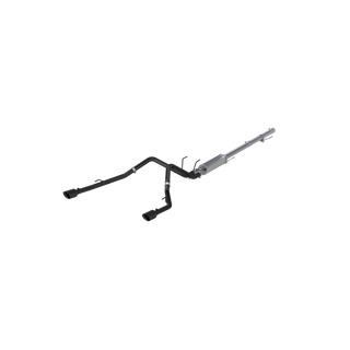 MBRP Exhaust 2 1/2in. Cat Back; Dual Split Rear; Black Coated (through stock bumper)