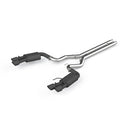MBRP Exhaust 3in. Cat Back; with Quad 4in. Dual Wall Tips; Street Version; Black Coated