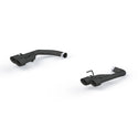 MBRP Exhaust 2.5in. Axle Back; with Quad 4in. Dual Wall Tips; Non Active Exhaust; Black Coated