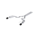 MBRP Exhaust 3in. Cat Back; Dual Split Rear; Street Version; 4.5in. CF Tips; T304