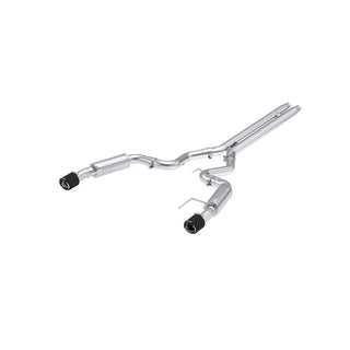 MBRP Exhaust 3in. Cat Back; Dual Split Rear; Race Version; 4.5in. CF Tips; T304