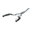 MBRP Exhaust 3in. Cat Back; Dual Split Rear; Race Version; 4.5in. Tips; Black Coated