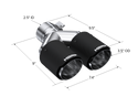 MBRP Armor Pro Exhaust Carbon Fiber Tip