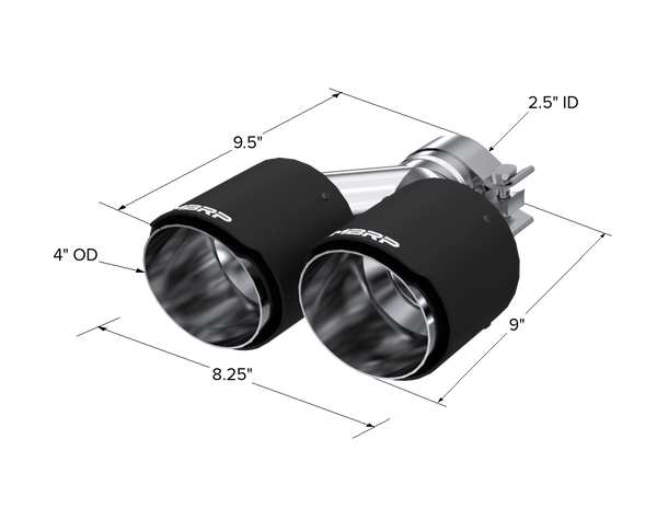 MBRP Armor Pro Exhaust Carbon Fiber Tip