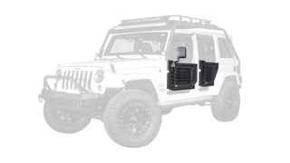 2007-18 Jeep Wrangler JK Body Armor GEN 3 Trail Doors Rear, Pair