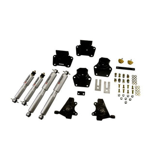 BELLTECH 807SP LOWERING KITS  Front And Rear Complete Kit W/ Street Performance Shocks 1987-1990 Dodge Dakota (Std Cab V8) 2 in. F/4 in. R drop W/ Street Performance Shocks