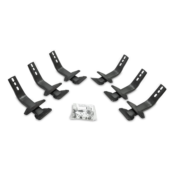 Go Rhino 6841555 - OE Xtreme Side Steps - Mounting Brackets Only -Textured Black