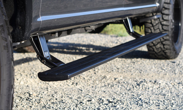 AMP Research 76338-01A PowerStep Electric Running Boards Plug N Play System for 2022-2024 Toyota Tundra Double and CrewMax Cab