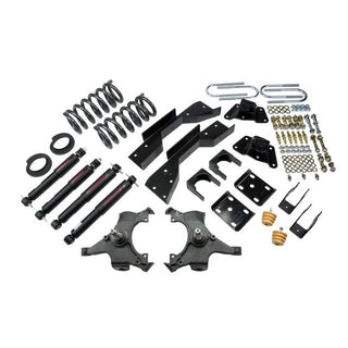 BELLTECH 794ND LOWERING KITS  Front And Rear Complete Kit W/ Nitro Drop 2 Shocks 1995-1999 Chevrolet Tahoe/Yukon (2DR only) 4 in. or 5 in. F/5.5 in. R drop W/ Nitro Drop II Shocks