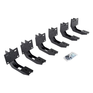 Go Rhino 6943066 - V-Series V3 RB30 And RB Slim Side Steps - MOUNTING BRACKETS ONLY - Textured Black