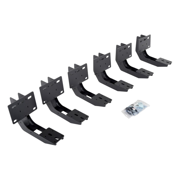Go Rhino 6943066 - V-Series V3 RB30 And RB Slim Side Steps - MOUNTING BRACKETS ONLY - Textured Black