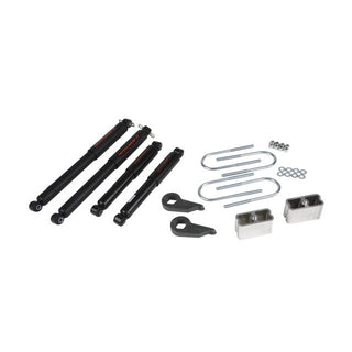 BELLTECH 636ND LOWERING KITS  Front And Rear Complete Kit W/ Nitro Drop 2 Shocks 1982-1997 Chevrolet S10/S15 Pickup Blazer (4WD exc. ZW-7 option) 1 in. or 3 in. F/3 in. R drop W/ Nitro Drop II Shocks