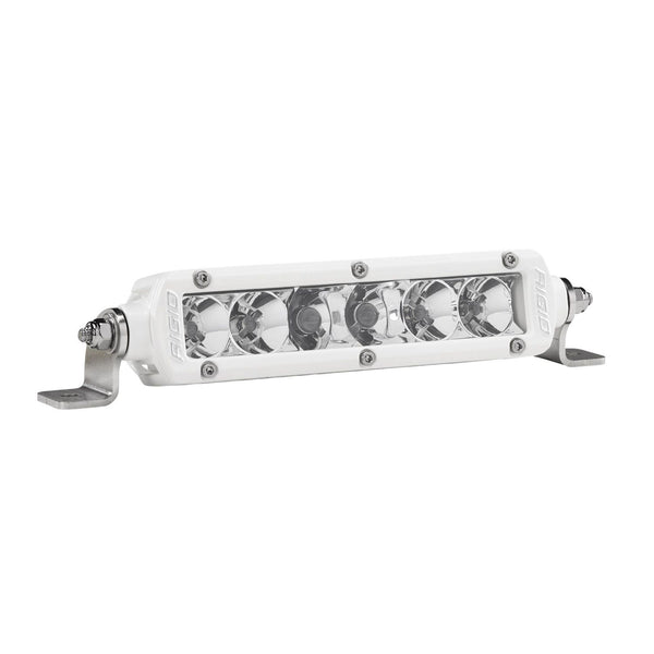 RIGID SR-Series PRO LED Light Spot/Flood Optic Combo 6 Inch White Housing