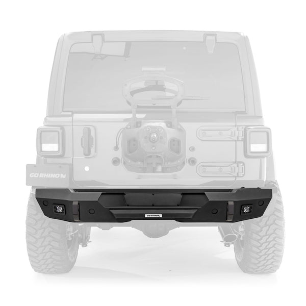 Go Rhino 272110T - Trailline Rear Stubby Bumper - Textured Black