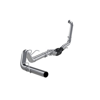 MBRP Exhaust 4in Turbo Back Exhaust 2003-07 Ford 6.0 Powerstroke; Single Side Off-Road-no muffler