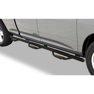 Dominator D3 Modular Wheel-to-Wheel Side Steps w Brackets Kit - Black PowderCoat