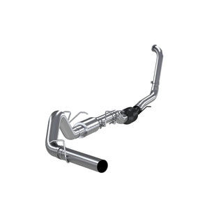 MBRP Exhaust 4in Turbo Back Exhaust 2003-07 Ford 6.0 Powerstroke; Single Side Off-Road