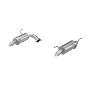 MBRP Exhaust 2.5in. Axle-Back; Dual Rear; T304; Turn-Down