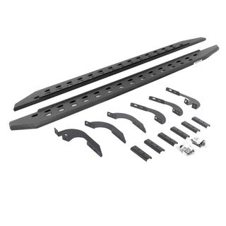 Go Rhino 69442987ST - RB20 Slim Line Running Boards With Mounting Brackets - Protective Bedliner Coating