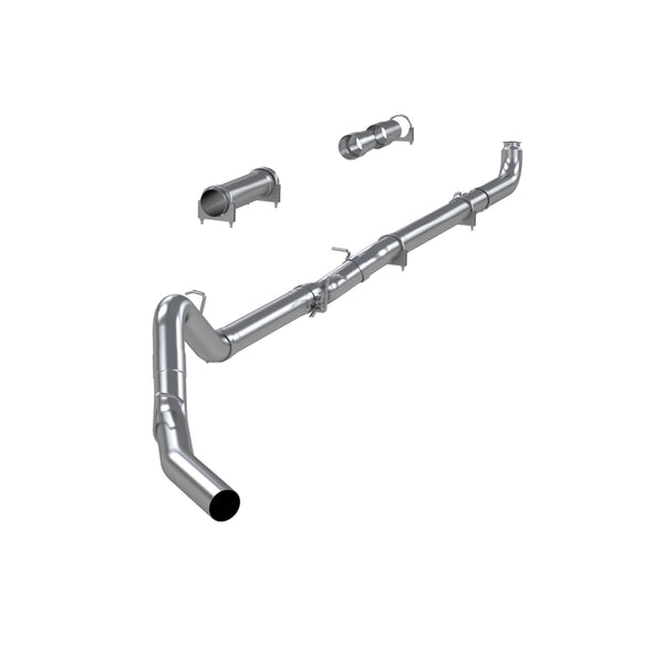 MBRP Exhaust 4in. Down Pipe Back; Single Side; Off-Road (includes front pipe)-no muffler