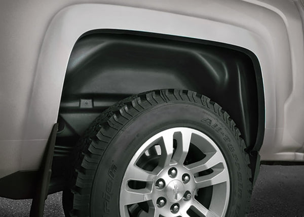 Husky Liner Rear Wheel Well Guards 2014-18 Chevy GMC Silverado 1500 2500HD 3500HD