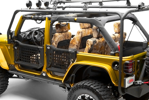 2007-18 Jeep Wrangler JK Body Armor GEN 3 Trail Doors Rear, Pair